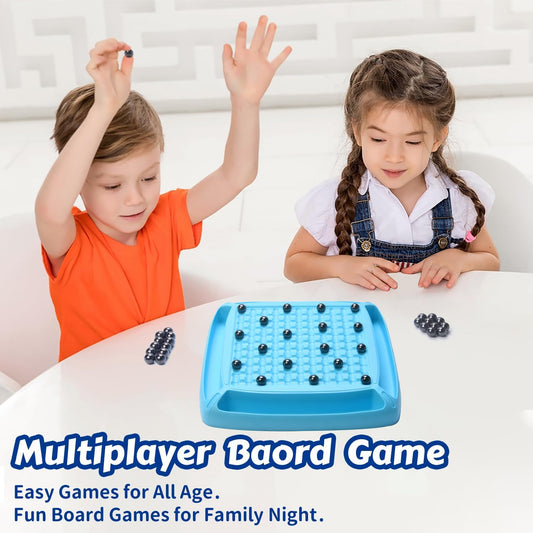 Magnetic Chess Game, Fun Family Magnet Chess Game with 28pcs Stones, for Kids and Adults, Magnetic Gifts for Boys & Girls, 2-4 Players