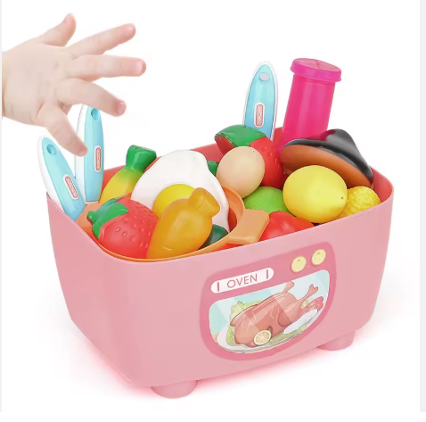 Children's Simulation Girl Cooking Family Toy Mini Kitchen Set