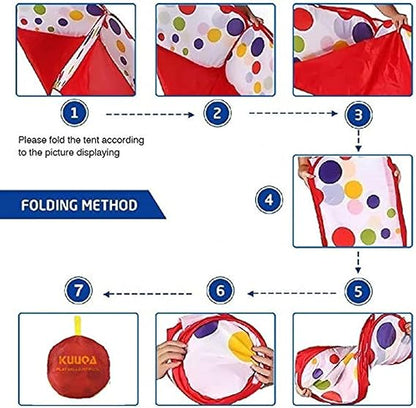 Portable Kids Playpen Children Outdoor Indoor Ball Pool Play Tent Kids Safe Foldable Playpens Game Pool of Balls for Kids Gifts