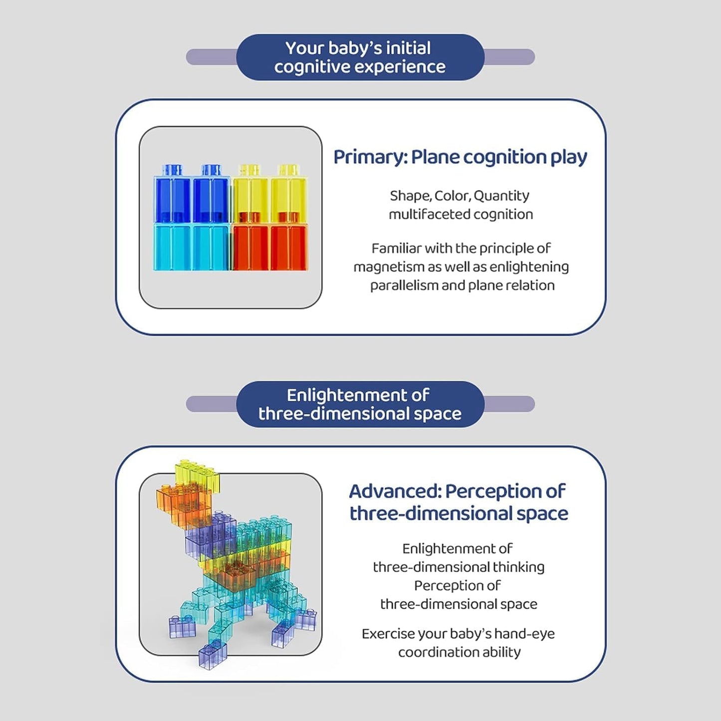 KIDSZONE Race Car Track Building Block Educational Toy Set | Magnetic Tiles Magnet Playset | STEM Learning Construction Kit | Hand-Eye Coordination | Brain Development | Gift (63 Pcs)