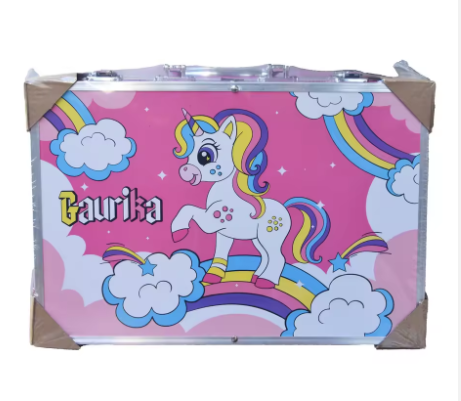 Bview Art 145 Pieces-set Double Aluminum Box Children's Brushes Painting Set Colored Pencil Watercolor Pens Crayons Art Supplies