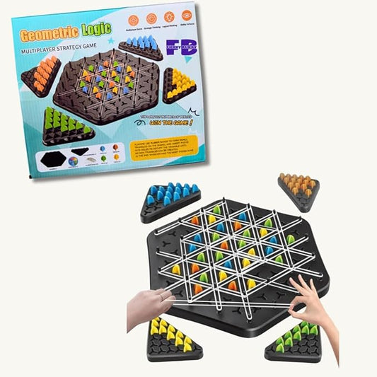 Chain Triangle Game – Family Strategy Fun for Ages 3+