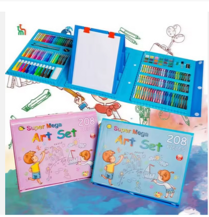 208pcs Kids Painting Coloring Arts Crafts Super Mega Set Art De 208pz Drawing Set