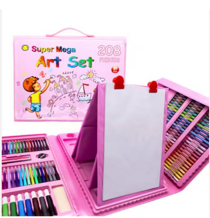 208pcs Kids Painting Coloring Arts Crafts Super Mega Set Art De 208pz Drawing Set