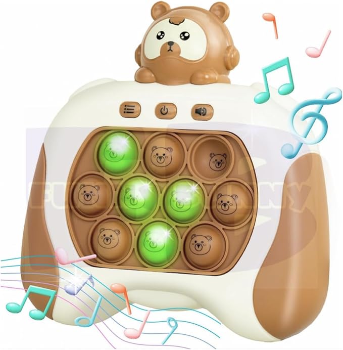 لعبة بوب بوب مضحكة على شكل ارنب من اف بي، لعبة بوب لجهاز تشغيل العاب الفيديو الرقمية، العاب فيدجيت مضيئة، الة العاب بازل محمولة باليد، لعبة لتخفيف التوتر والقلق، لعبة متعددة الاوضاع لعمر 3 سنوات فما