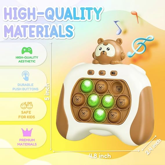 لعبة بوب بوب مضحكة على شكل ارنب من اف بي، لعبة بوب لجهاز تشغيل العاب الفيديو الرقمية، العاب فيدجيت مضيئة، الة العاب بازل محمولة باليد، لعبة لتخفيف التوتر والقلق، لعبة متعددة الاوضاع لعمر 3 سنوات فما