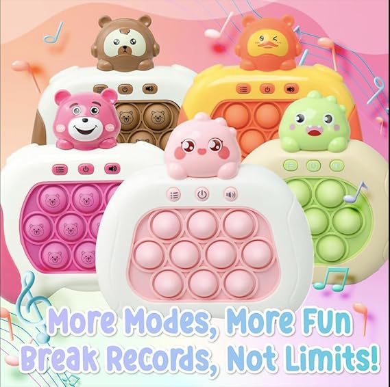 لعبة بوب بوب مضحكة على شكل ارنب من اف بي، لعبة بوب لجهاز تشغيل العاب الفيديو الرقمية، العاب فيدجيت مضيئة، الة العاب بازل محمولة باليد، لعبة لتخفيف التوتر والقلق، لعبة متعددة الاوضاع لعمر 3 سنوات فما