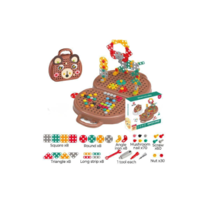 DIY Creative Screw Puzzle Suitcase – Kids Construction & Tool Play Set