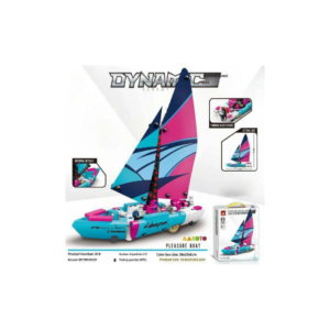Building Blocks Sailboat Set – High-Speed Racing Boat Construction Toy (219 Pieces)