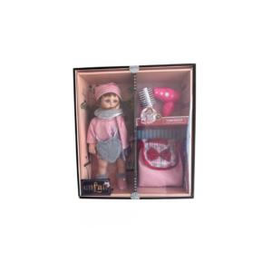 Fashion Doll Gift Set with Hair Styling Accessories