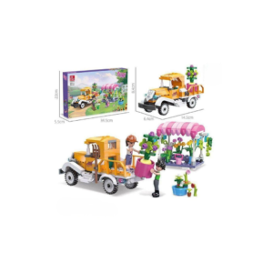 Flower Garden Truck Building Set