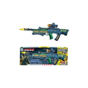 Assault Sound Rifle Toy Gun with Lights