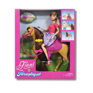 Gianni & Gooli Horse Playset – Fashion Doll with Riding Horse