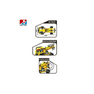 DIY Gear Telescopic Crane Construction Set