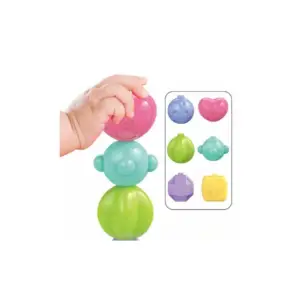 Baby Stacking & Balancing Shapes Toy – Colorful Educational Blocks for Toddlers