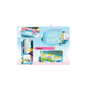 Fresh Flower Sticker Play Set – Creative Decoration Toy for Kids