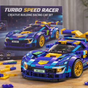 Turbo Speed Racer – Creative Building Racing Car Set
