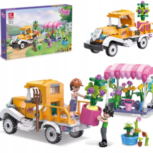 Dream Town Garden Delivery Truck Building Block Set – 267 PCS Creative Construction Toy