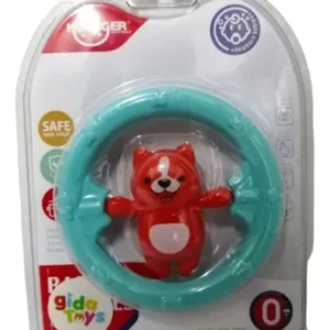 Huanger Baby Animal Ring Rattle – Sensory Development & Teething Toy for Newborns (0M+)