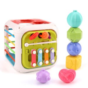 7-in-1 Educational Shape Sorting Activity Cube for Kids