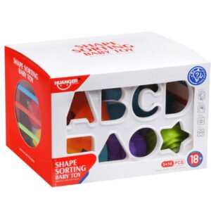 Huanger Alphabet Shape Sorting Educational Baby Toy – ABC Learning Puzzle & Motor Skills Development (18M+)