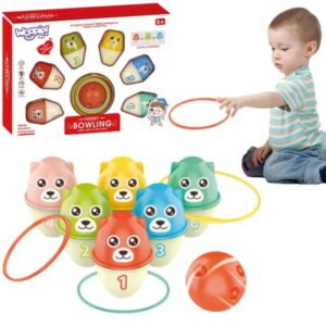 Funny Bowling Kids Game Set – Educational Bowling Toy with Colorful Pins for Children