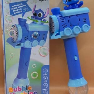 Electric Stitch Bubble Machine Toy – Automatic Bubble Blower Wand