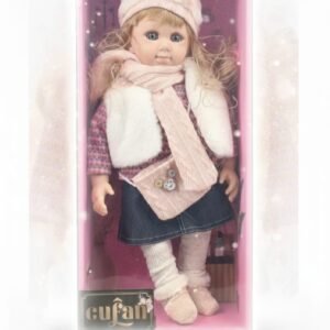 Cute Winter Fashion Girl Doll – Soft Style Princess Doll 45 cm