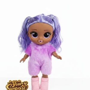 Magic Surprise Baby Doll with Stroller – Purple Edition