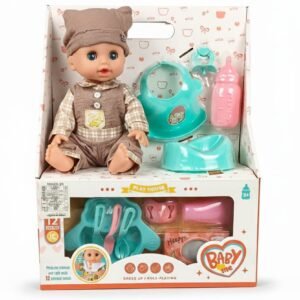 Baby Me Little Care Playset – Interactive Doll with Feeding & Care Accessories