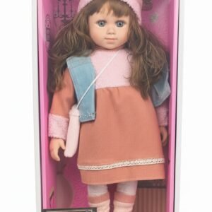 Cufan Cozy Winter Girl Doll – Soft Pink Edition 40 cm