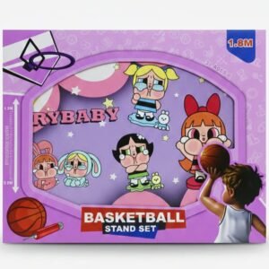 Funny Bunny Adjustable Kids Basketball Stand Set – Height 0.6M to 1.8M