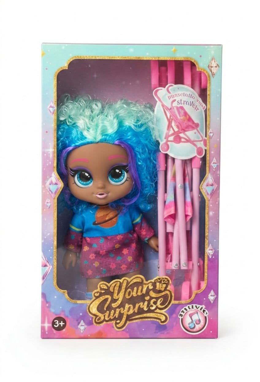 Your Surprise Musical Doll & Accessories Play Set.