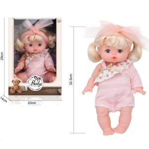 Baby My Friend™ Soft Touch Doll – 32.5 cm Realistic Baby Doll with Outfit Variations (Gift Box Included)
