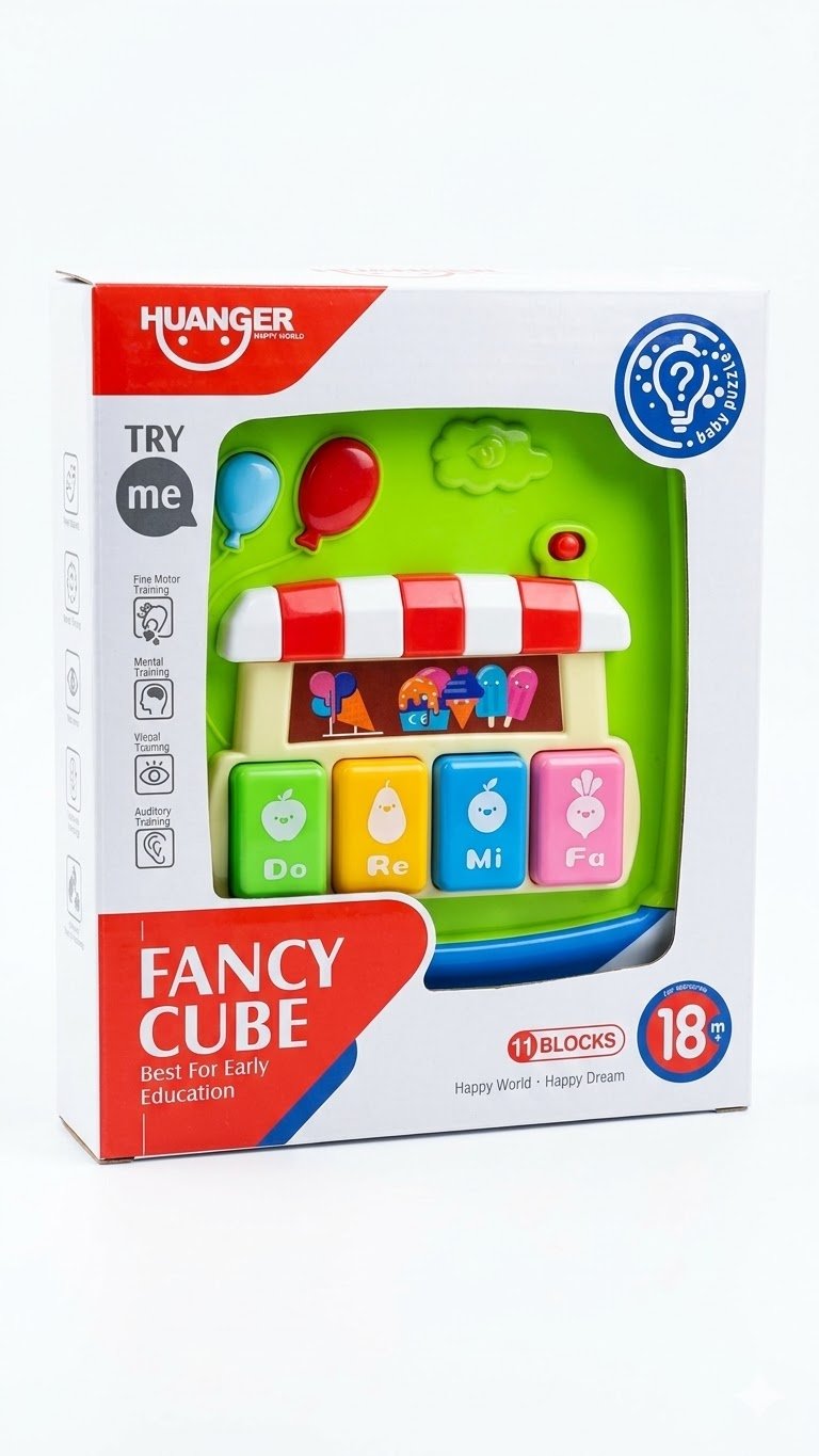 Huanger Fancy Cube: The Ultimate 5-in-1 Musical Activity & Discovery Center 🎶✨